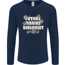 Future Marine Biologist Mens Long Sleeve T-Shirt Navy Blue