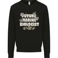 Future Marine Biologist Mens Sweatshirt Jumper Black