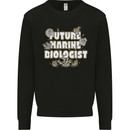 Future Marine Biologist Mens Sweatshirt Jumper Black