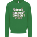 Future Marine Biologist Mens Sweatshirt Jumper Irish Green