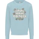 Future Marine Biologist Mens Sweatshirt Jumper Light Blue