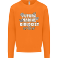 Future Marine Biologist Mens Sweatshirt Jumper Orange