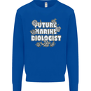 Future Marine Biologist Mens Sweatshirt Jumper Royal Blue