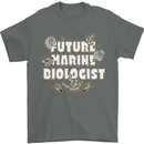 Future Marine Biologist Mens T-Shirt 100% Cotton Charcoal