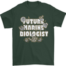 Future Marine Biologist Mens T-Shirt 100% Cotton Forest Green