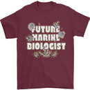 Future Marine Biologist Mens T-Shirt 100% Cotton Maroon