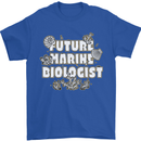 Future Marine Biologist Mens T-Shirt 100% Cotton Royal Blue