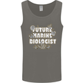 Future Marine Biologist Mens Vest Tank Top Charcoal