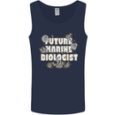 Future Marine Biologist Mens Vest Tank Top Navy Blue