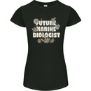 Future Marine Biologist Womens Petite Cut T-Shirt Black