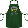 Future Mommy New Baby in Progress Pregnancy Cotton Apron 100% Organic Forest Green