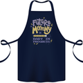 Future Mommy New Baby in Progress Pregnancy Cotton Apron 100% Organic Navy Blue