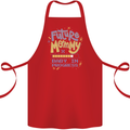 Future Mommy New Baby in Progress Pregnancy Cotton Apron 100% Organic Red