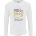 Future Mommy New Baby in Progress Pregnancy Mens Long Sleeve T-Shirt White