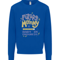 Future Mommy New Baby in Progress Pregnancy Mens Sweatshirt Jumper Royal Blue