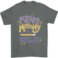 Future Mommy New Baby in Progress Pregnancy Mens T-Shirt 100% Cotton Charcoal