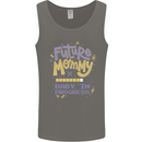 Future Mommy New Baby in Progress Pregnancy Mens Vest Tank Top Charcoal
