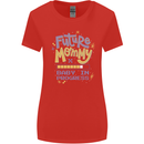 Future Mommy New Baby in Progress Pregnancy Womens Wider Cut T-Shirt Red