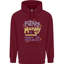 Future Mummy New Baby in Progress Pregnancy Childrens Kids Hoodie Maroon