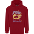 Future Mummy New Baby in Progress Pregnancy Childrens Kids Hoodie Red