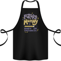 Future Mummy New Baby in Progress Pregnancy Cotton Apron 100% Organic Black