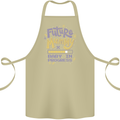 Future Mummy New Baby in Progress Pregnancy Cotton Apron 100% Organic Khaki