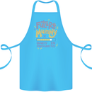 Future Mummy New Baby in Progress Pregnancy Cotton Apron 100% Organic Turquoise