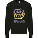 Future Mummy New Baby in Progress Pregnancy Kids Sweatshirt Jumper Black