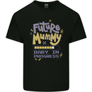 Future Mummy New Baby in Progress Pregnancy Kids T-Shirt Childrens Black