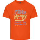 Future Mummy New Baby in Progress Pregnancy Kids T-Shirt Childrens Orange