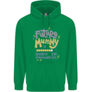 Future Mummy New Baby in Progress Pregnancy Mens 80% Cotton Hoodie Irish Green