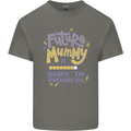 Future Mummy New Baby in Progress Pregnancy Mens Cotton T-Shirt Tee Top Charcoal