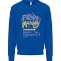 Future Mummy New Baby in Progress Pregnancy Mens Sweatshirt Jumper Royal Blue