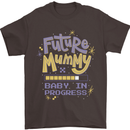 Future Mummy New Baby in Progress Pregnancy Mens T-Shirt 100% Cotton Dark Chocolate