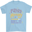 Future Mummy New Baby in Progress Pregnancy Mens T-Shirt 100% Cotton Light Blue