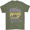 Future Mummy New Baby in Progress Pregnancy Mens T-Shirt 100% Cotton Military Green