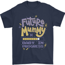 Future Mummy New Baby in Progress Pregnancy Mens T-Shirt 100% Cotton Navy Blue