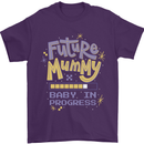 Future Mummy New Baby in Progress Pregnancy Mens T-Shirt 100% Cotton Purple