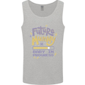 Future Mummy New Baby in Progress Pregnancy Mens Vest Tank Top Sports Grey