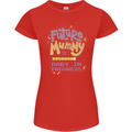Future Mummy New Baby in Progress Pregnancy Womens Petite Cut T-Shirt Red