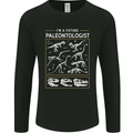 Future Palaeontologist Dinosaurs T-Rex Mens Long Sleeve T-Shirt Black