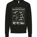 Future Palaeontologist Dinosaurs T-Rex Mens Sweatshirt Jumper Black