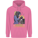 Future Spark Female Welder Welding Childrens Kids Hoodie Azalea