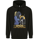 Future Spark Female Welder Welding Childrens Kids Hoodie Black