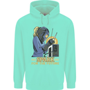 Future Spark Female Welder Welding Childrens Kids Hoodie Peppermint