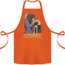 Future Spark Female Welder Welding Cotton Apron 100% Organic Orange