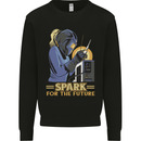 Future Spark Female Welder Welding Kids Sweatshirt Jumper Black