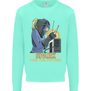 Future Spark Female Welder Welding Kids Sweatshirt Jumper Peppermint
