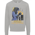 Future Spark Female Welder Welding Kids Sweatshirt Jumper Sports Grey
