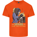 Future Spark Female Welder Welding Kids T-Shirt Childrens Orange